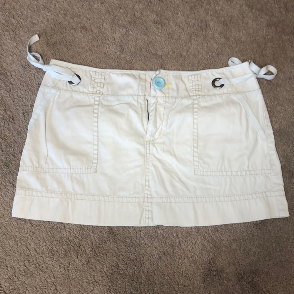 AE American Eagle Short Khaki Skirt